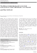 Cover page: The influence of summertime fog and overcast clouds on the growth of a coastal Californian pine: a tree-ring study