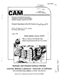 Cover page: PRESSURE DEPENDENCE OF THE DX CENTER IN AL[SUB]0.35 GA[SUB]0.65 AS:TE