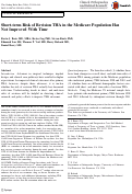 Cover page: Short‐term Risk of Revision THA in the Medicare Population Has Not Improved With Time