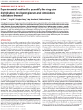 Cover page: Experimental method to quantify the ring size distribution in silicate glasses and simulation validation thereof
