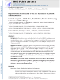 Cover page: Impact of obesity on quality of life and depression in patients with heart failure