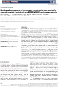 Cover page: Noninvasive measure of treatment response in non‐alcoholic steatohepatitis: Insights from EMMINENCE and meta‐analysis