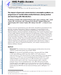 Cover page: The Impact of Past and Current Alcohol Consumption Patterns on Progression of Carotid Intima‐Media Thickness Among Women and Men Living with HIV Infection