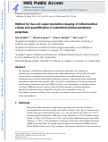 Cover page: Method for live-cell super-resolution imaging of mitochondrial cristae and quantification of submitochondrial membrane potentials