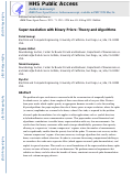 Cover page: Super-Resolution With Binary Priors: Theory and Algorithms