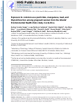 Cover page: Exposure to common-use pesticides, manganese, lead, and thyroid function among pregnant women from the Infants' Environmental Health (ISA) study, Costa Rica