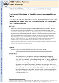 Cover page: Predictors of High Level of Hostility Among Homeless Men on Parole