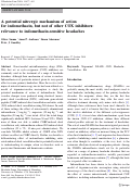 Cover page: A potential nitrergic mechanism of action for indomethacin, but not of other COX inhibitors: relevance to indomethacin-sensitive headaches