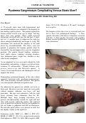 Cover page: Pyoderma Gangrenosum Complicating Venous Stasis Ulcer?