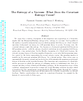 Cover page: Entropy of a vacuum: What does the covariant entropy count?