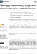 Cover page: Transgenerational Transcriptomic and DNA Methylome Profiling of Mouse Fetal Testicular Germline and Somatic Cells after Exposure of Pregnant Mothers to Tributyltin, a Potent Obesogen