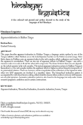 Cover page: Argument indexation in Hakhun Tangsa