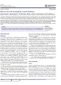 Cover page: Where is the field of autophagy research heading?