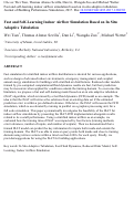 Cover page: Fast and self-learning indoor airflow simulation based on in situ adaptive tabulation