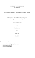 Cover page: Spectral Zeta Functions of Laplacians on Self-Similar Fractals