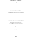 Cover page: Learning from Human Feedback: Ranking, Bandit, and Preference Optimization