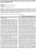 Cover page: Fine Tuning Pocket Gopher (Thomomys bottae) in Alfalfa Fields of Southern Utah