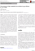 Cover page: Measurement of dijet azimuthal decorrelation in pp collisions at s=8TeV