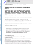 Cover page: Intracellular Action of a Secreted Peptide Required for Fungal Virulence