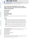 Cover page: Use of surgical augmented intelligence maps can reduce radiation and improve safety in the endovascular treatment of complex aortic aneurysms