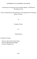 Cover page: Lateralization of Categorical and Coordinate Stimuli: A Differential Encoding Account