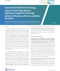 Cover page: Connected Vehicle Technology and AI Could Help Reduce Highway Congestion through Better Utilization of Park and Ride Facilities