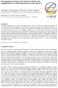 Cover page: Development of geologic site classes for seismic site amplification for central and eastern North America