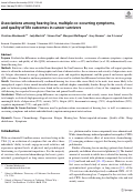 Cover page: Associations among hearing loss, multiple co-occurring symptoms, and quality of life outcomes in cancer survivors