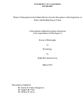 Cover page: Witness Participation in the Criminal Justice System: Perceptions of the Legitimacy of Police and the Reporting of Crime