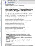 Cover page: Reliability and Validity of the Tender and Swollen Joint Counts and the Modified Rodnan Skin Score in Early Diffuse Cutaneous Systemic Sclerosis: Analysis from the Prospective Registry of Early Systemic Sclerosis Cohort.