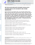 Cover page: Factors Associated With Frequent Opioid Use in Children With Acute Recurrent and Chronic Pancreatitis.