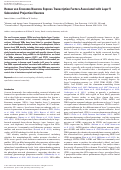 Cover page: Human von Economo Neurons Express Transcription Factors Associated with Layer V Subcerebral Projection Neurons