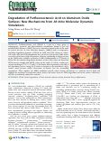 Cover page: Degradation of Perfluorooctanoic Acid on Aluminum Oxide Surfaces: New Mechanisms from Ab Initio Molecular Dynamics Simulations