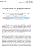 Cover page: Coexisting ecosystem states in a tropical coastal lagoon under progressive eutrophication in the northern Cuban keys