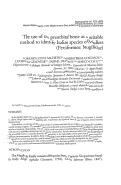 Cover page: The use of the preorbital bone as a suitable method to identify Italian species of Mullets (Perciformes: Mugilidae)