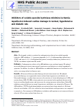 Cover page: Inhibitors of soluble epoxide hydrolase minimize ischemia‐reperfusion‐induced cardiac damage in normal, hypertensive, and diabetic rats