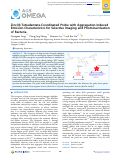 Cover page: Zinc(II)-Tetradentate-Coordinated Probe with Aggregation-Induced Emission Characteristics for Selective Imaging and Photoinactivation of Bacteria