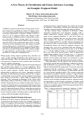 Cover page: A New Theory of Classification and Feature Inference Learning: An Exemplar Fragment Model