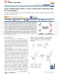 Cover page: Cyclic Osmate Esters from 1,2- and 1,3-Diols and α-Hydroxy Acids for X-ray Analysis.