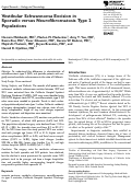 Cover page: Vestibular Schwannoma Excision in Sporadic versus Neurofibromatosis Type 2 Populations