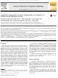 Cover page: Computed Tomography Coronary Angiography for Evaluation of Children With Kawasaki Disease