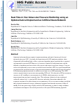 Cover page: Real-Time In Vivo Intraocular Pressure Monitoring Using an Optomechanical Implant and an Artificial Neural Network