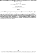 Cover page: Explaining Full Response Distributions in Causal Reasoning Tasks: The Bayesian Mutation Sampler