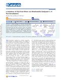 Cover page: α‑Arylation of Silyl Enol Ethers via Rhodium(III)-Catalyzed C–H Functionalization