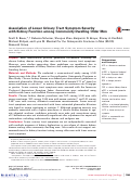 Cover page: Association of Lower Urinary Tract Symptom Severity with Kidney Function among Community Dwelling Older Men.