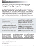 Cover page: Colocalization of Gene Expression and DNA Methylation with Genetic Risk Variants Supports Functional Roles of MUC5B and DSP in Idiopathic Pulmonary Fibrosis.