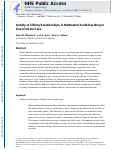 Cover page: Quality of Sibling Relationships in Maltreated Youth Residing in Out-of-Home-Care