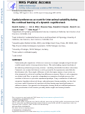 Cover page: Spatial preferences account for inter-animal variability during the continual learning of a dynamic cognitive task