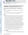 Cover page: Investigating the relationship between breath aerosol size and exhaled breath condensate (EBC) metabolomic content