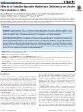 Cover page: Effects of Soluble Epoxide Hydrolase Deficiency on Acute Pancreatitis in Mice